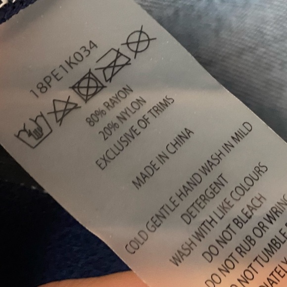 PE NATION RESERVE OVERSIZED JACQUARD-KNIT SWEATSHIRT IN NAVY Spell out Top - Picture 6 of 9